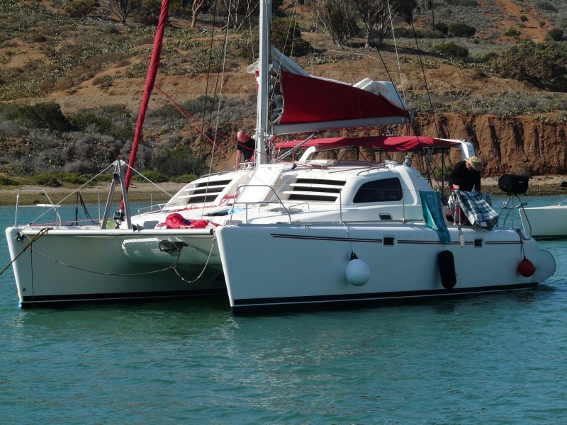 Used Sail Catamaran for Sale 2000 Leopard 3800 